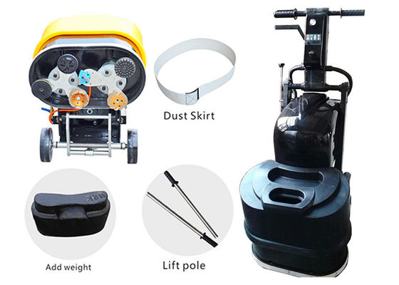 黄色い1台の段階乾燥した具体的な磨く機械4KW 5.5HP 1500rpm